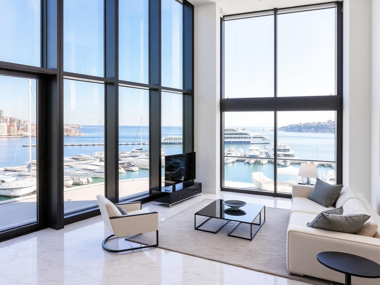 Modern luxury apartment interior in Diagonal Mar